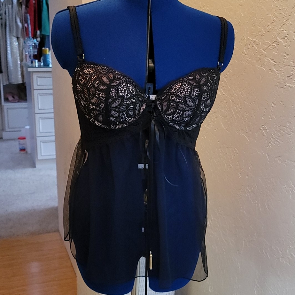 Victoria Secret black baby doll 34 D